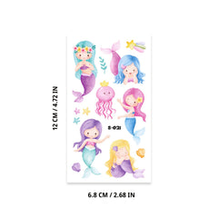 10pcs 100 Temporary Tattoos Body Stickers For Kids Birthday Party