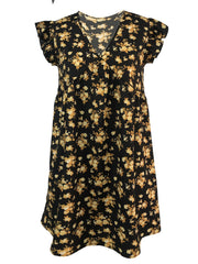 Floral V-Neck Dress Ruffle Sleeve for Spring & Summer