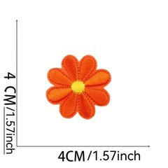 Flowers & Butterfly Embroidery Iron on Patches for Kids Men Women