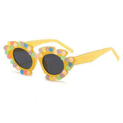 Kids' Funny Sunglasses Daisy Faux Pearl Sun Glasses