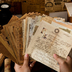 30PCS Vintage Stationery Scrapbooking Paper