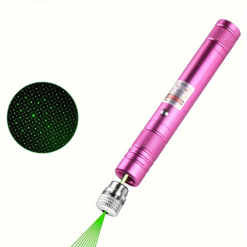 Rechargeable Green Laser Pointer Flashlight USB Bright Indicator Pen