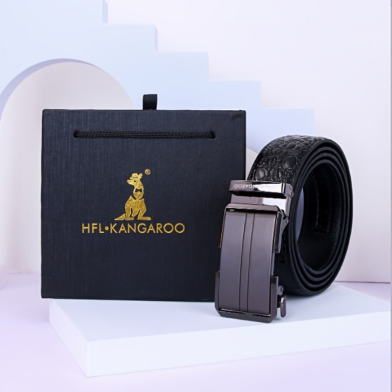Men's Auto Buckled Belt, Stylish Design