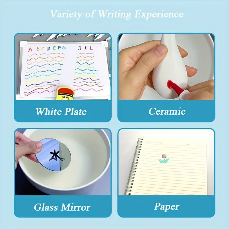 12pcs Water Painting Pen Whiteboard Markers Floating Ink Doodle Water Pens