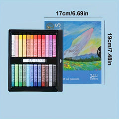 Soft Pastel Set Vibrant Palette for Artists Non Toxic