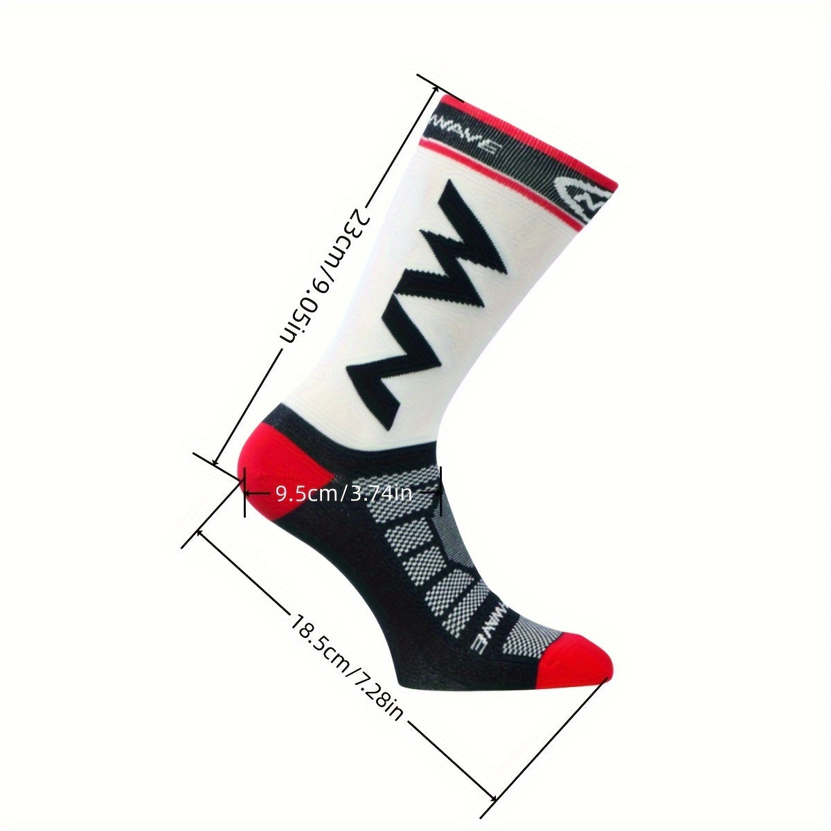 10 Pairs Men's Mid Crew Sport Socks Sweat Absorbing Nylon Blend Comfy Breathable