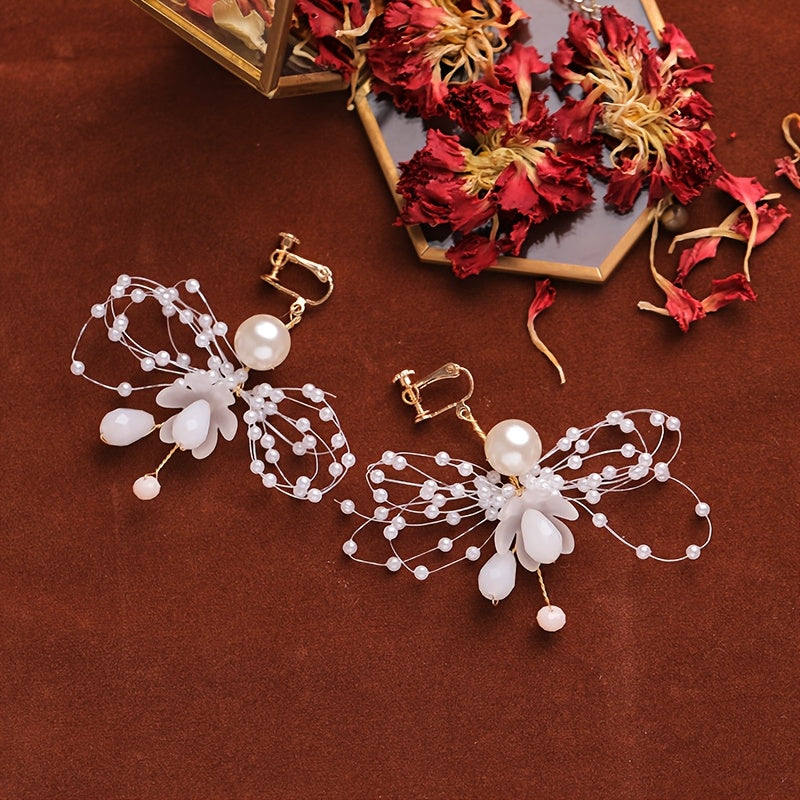 Single Pearl Hair Vine Headband Bridal Wedding Hair Accessory