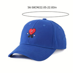 Hottest Heart Graphic Print Baseball Cap