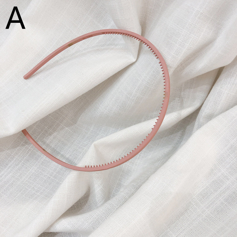 Frosted Candy Thin Hairband Headband Daily Sports Wash Face Hair Accessories