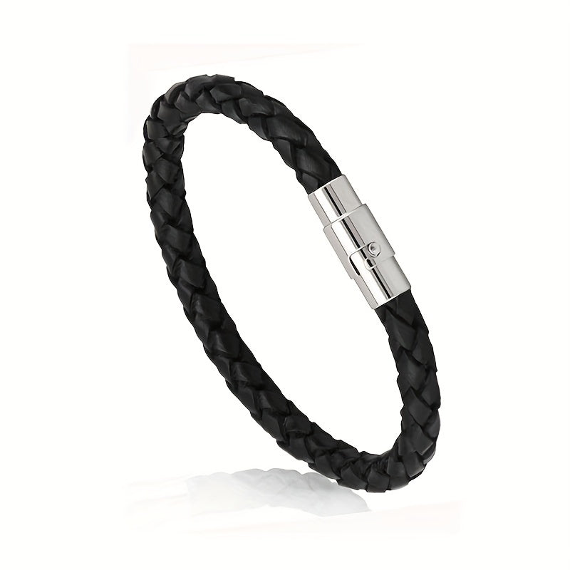 Minimalist Retro Leather Bracelet For Men Daily Decoration Gift Family Friends
