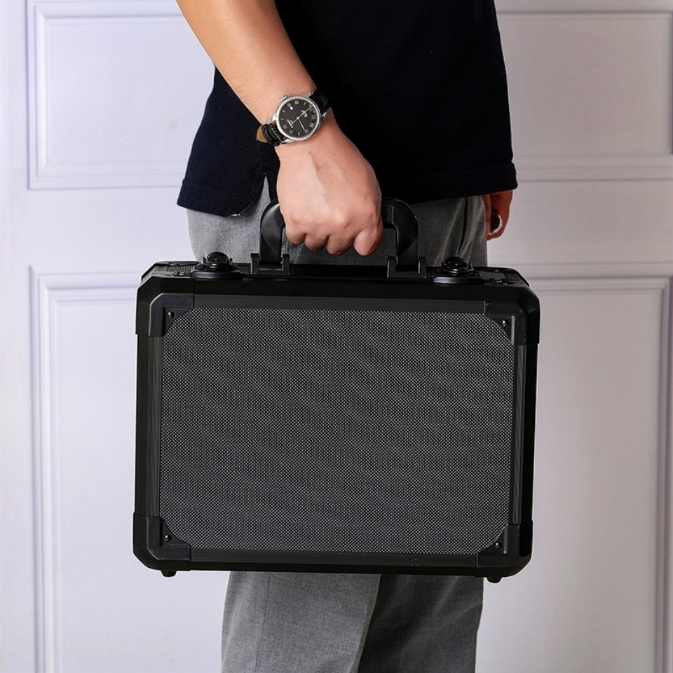 Aluminum Alloy Watch Storage Box with Lock