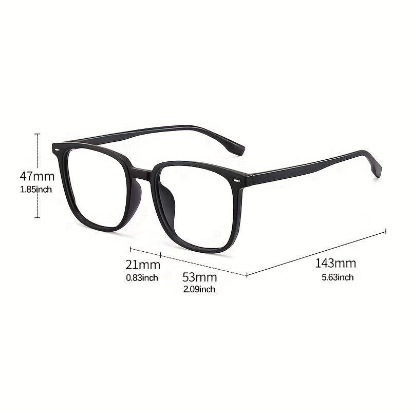 Men's Small Frame Anti Light Glasses Unisex