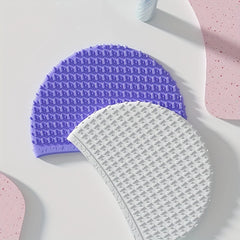 Waterproof Swimming Cap for Women with Ear Protection and Long Hair