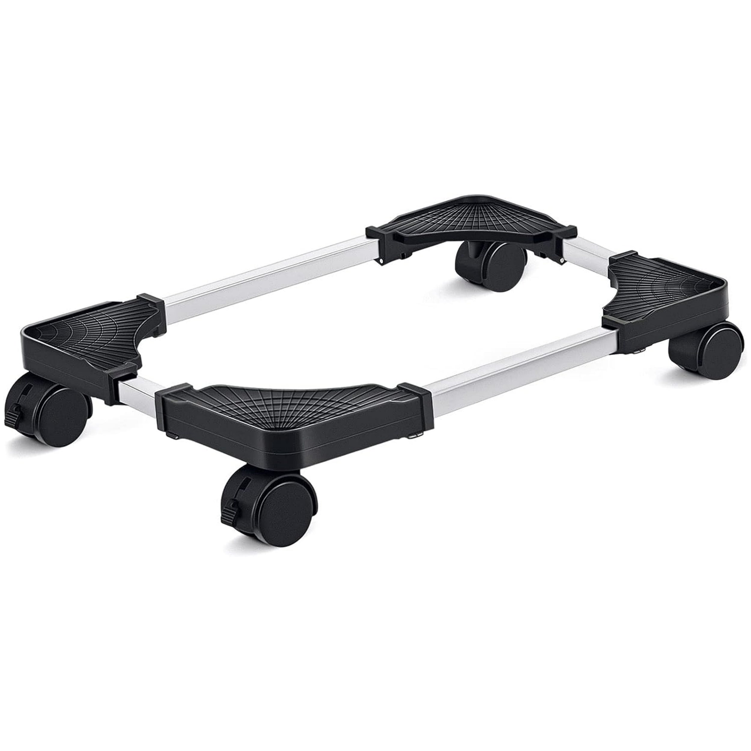Adjustable Computer Tower Stand with 4 Wheels, Fits Most PC