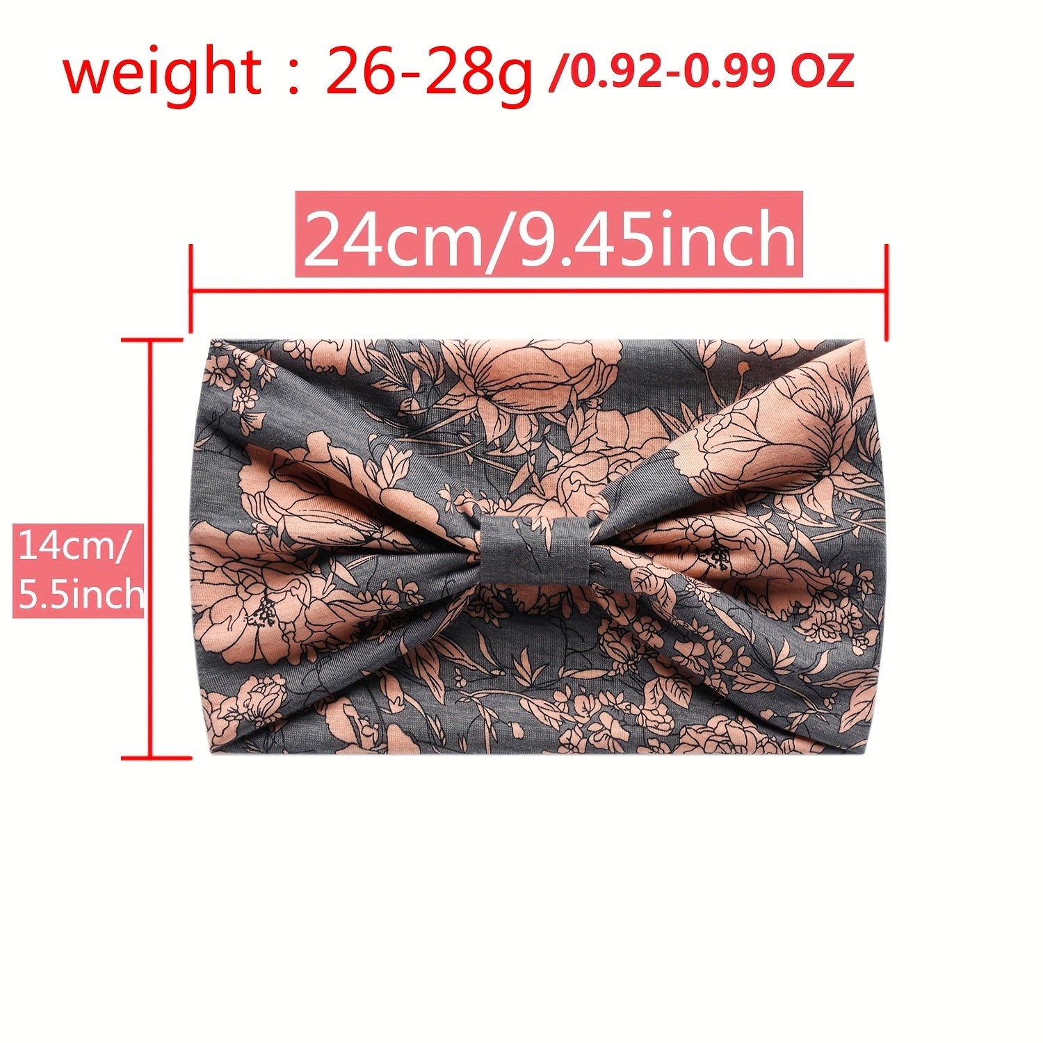 Boho Stretchy Wide Headbands Knot Turban Yoga Sweatband