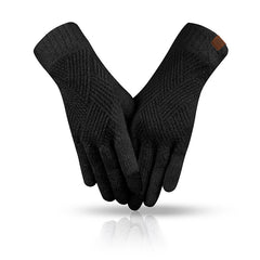 Women's Winter Touchscreen Stretch Thermal Magic Gloves Warm Wool Knitted