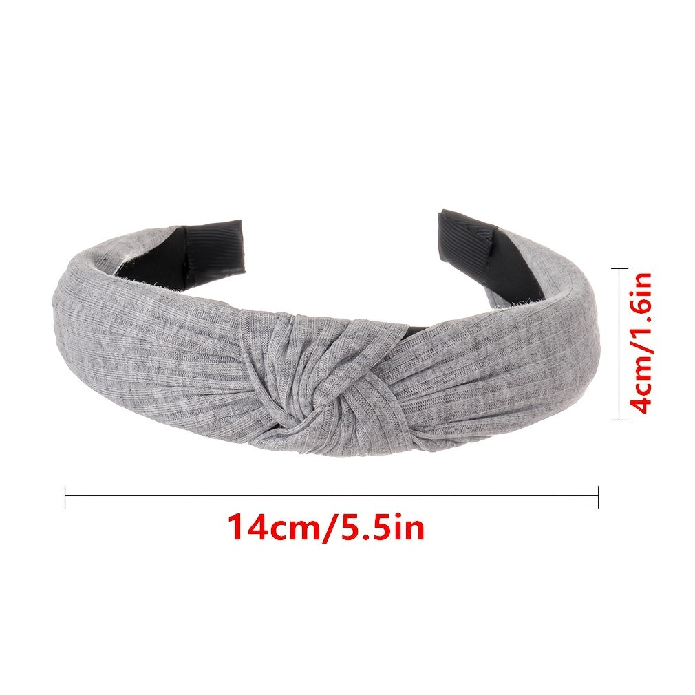 Twist Knotted Headband Solid Hair Hoop Cross Knot Women's Hair Accessories