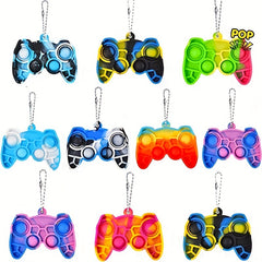 Gamepad POP It Keychain For Men Decompression Toy