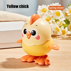 Clockwork Chicken Jumping Toy Manual Winding Jumping Doll