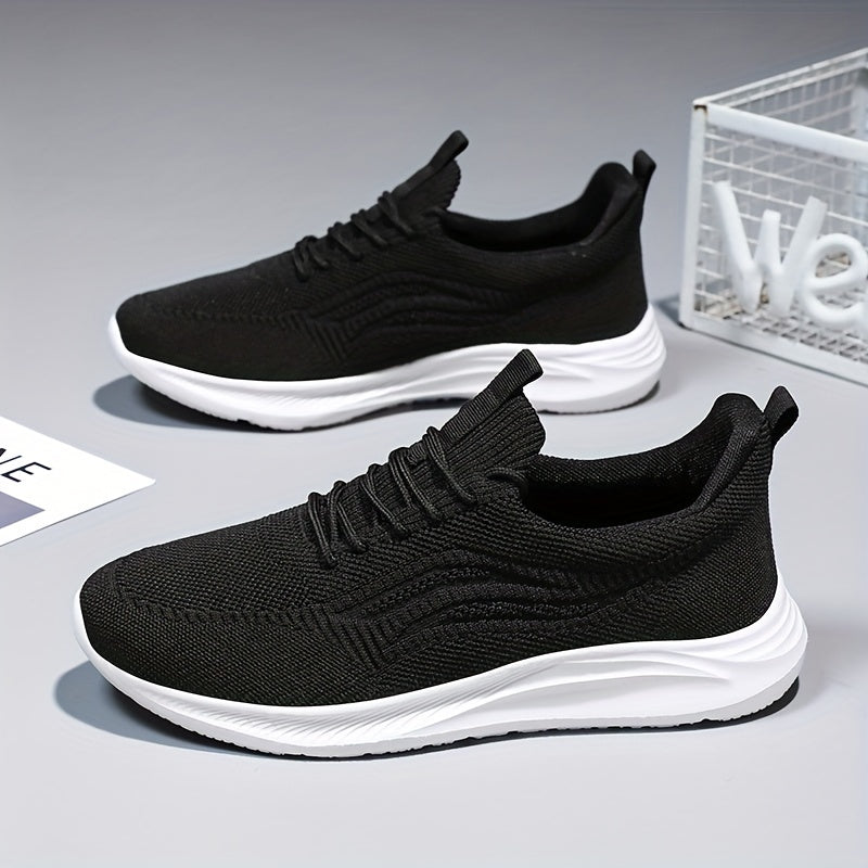 Women's Lace Up Athletic Running Shoes Soft Sole Casual Mesh Sneakers