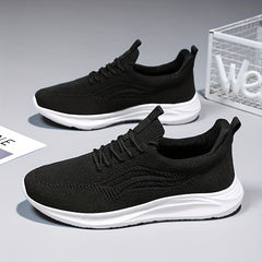 Women's Lace Up Athletic Running Shoes Soft Sole Casual Mesh Sneakers
