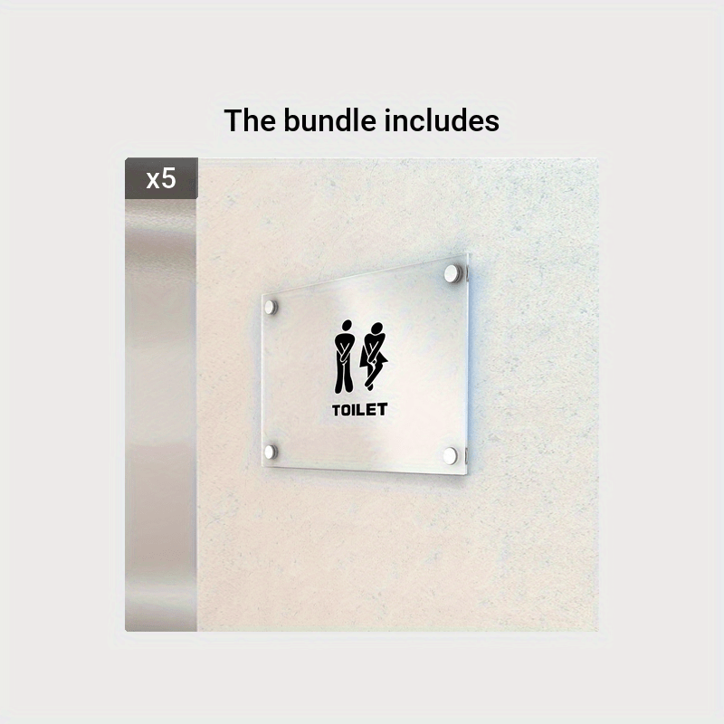 Bathroom Toilet Sticker TOILET Decoration Wall Sticker Men Women