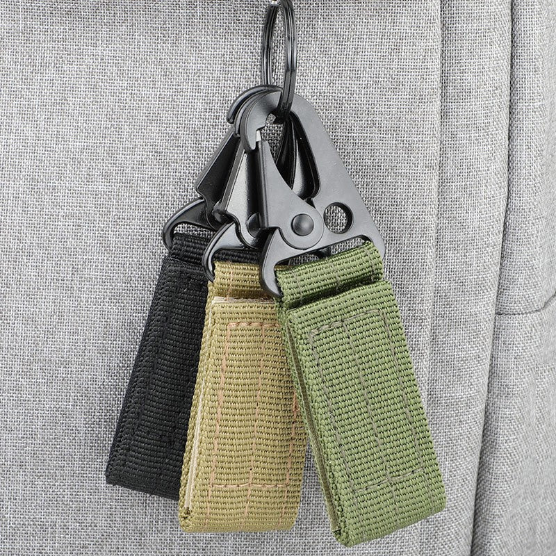 Nylon Carabiner Keychain for Outdoor Sports