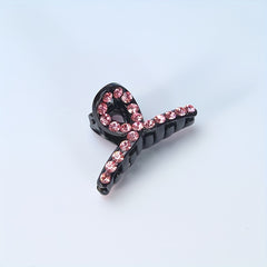 Rhinestone Hair Claw Clip Non-slip for Side Hair Bang Braids