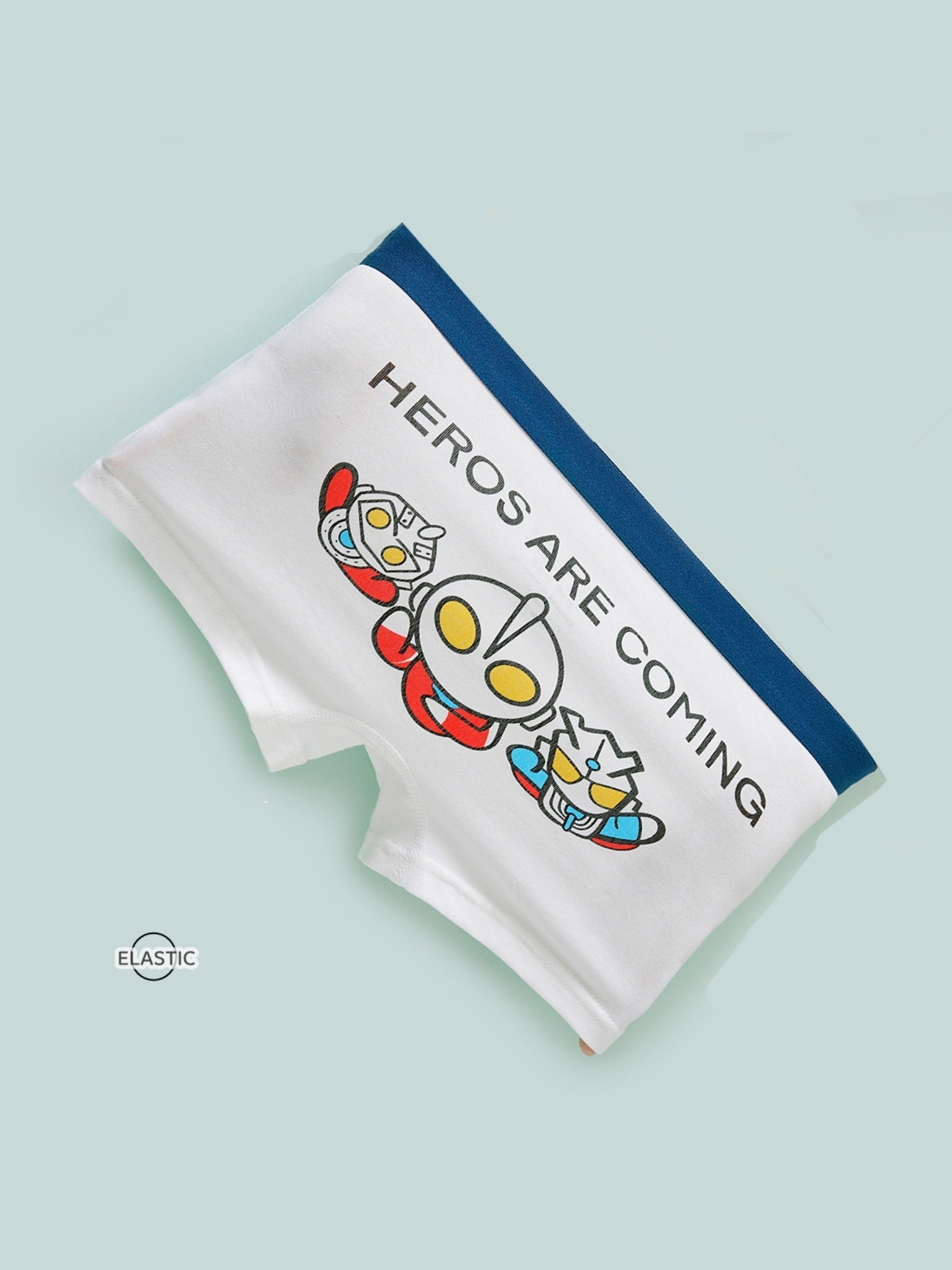 5pcs Cartoon Graphic Print Boys Boxer Briefs Set