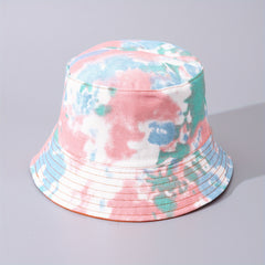 Mens Graffiti Fisherman Hat Painted Small Brim Sunshade Hat