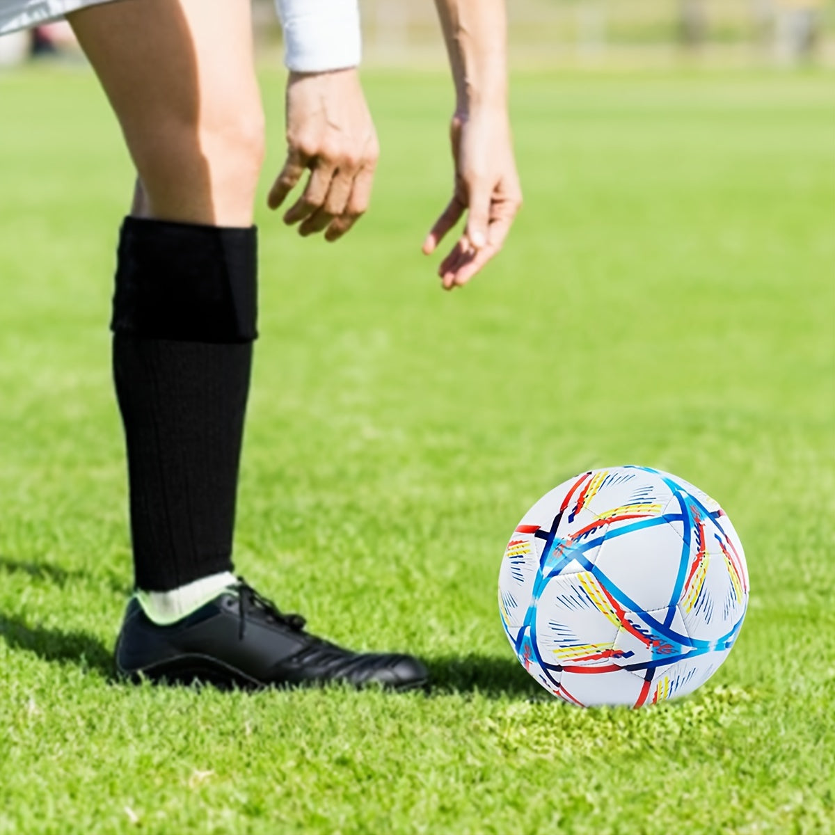 Size 5 Soccer Ball Inflator for Outdoor Training & Sports