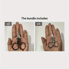 Portable Stainless Steel Scissors for Travel and Emergencies