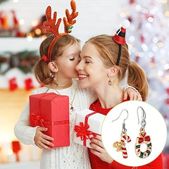 Mini Alloy Christmas Santa Claus Pendants for DIY Jewelry Making