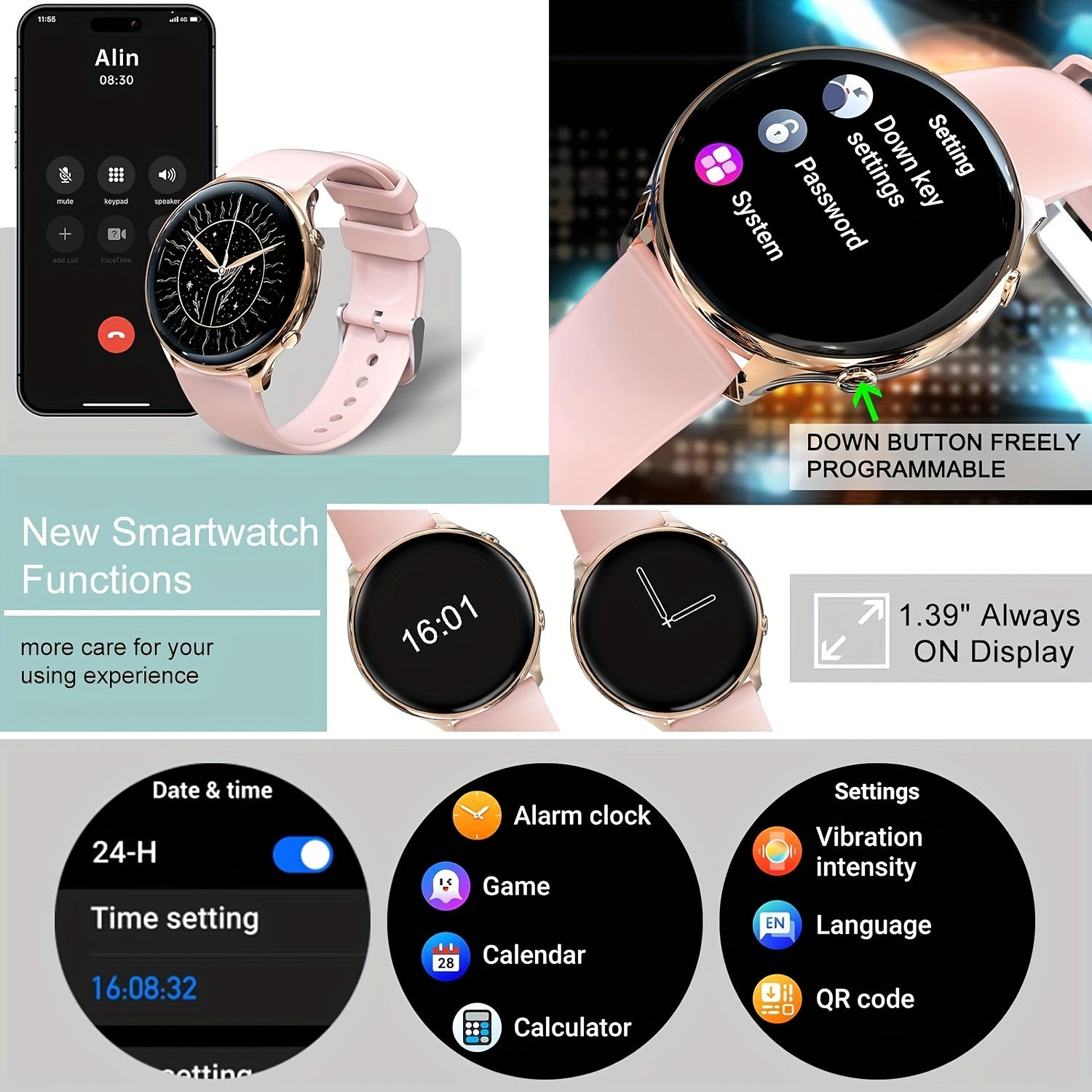 Little Meatball Women's Smartwatch with Call