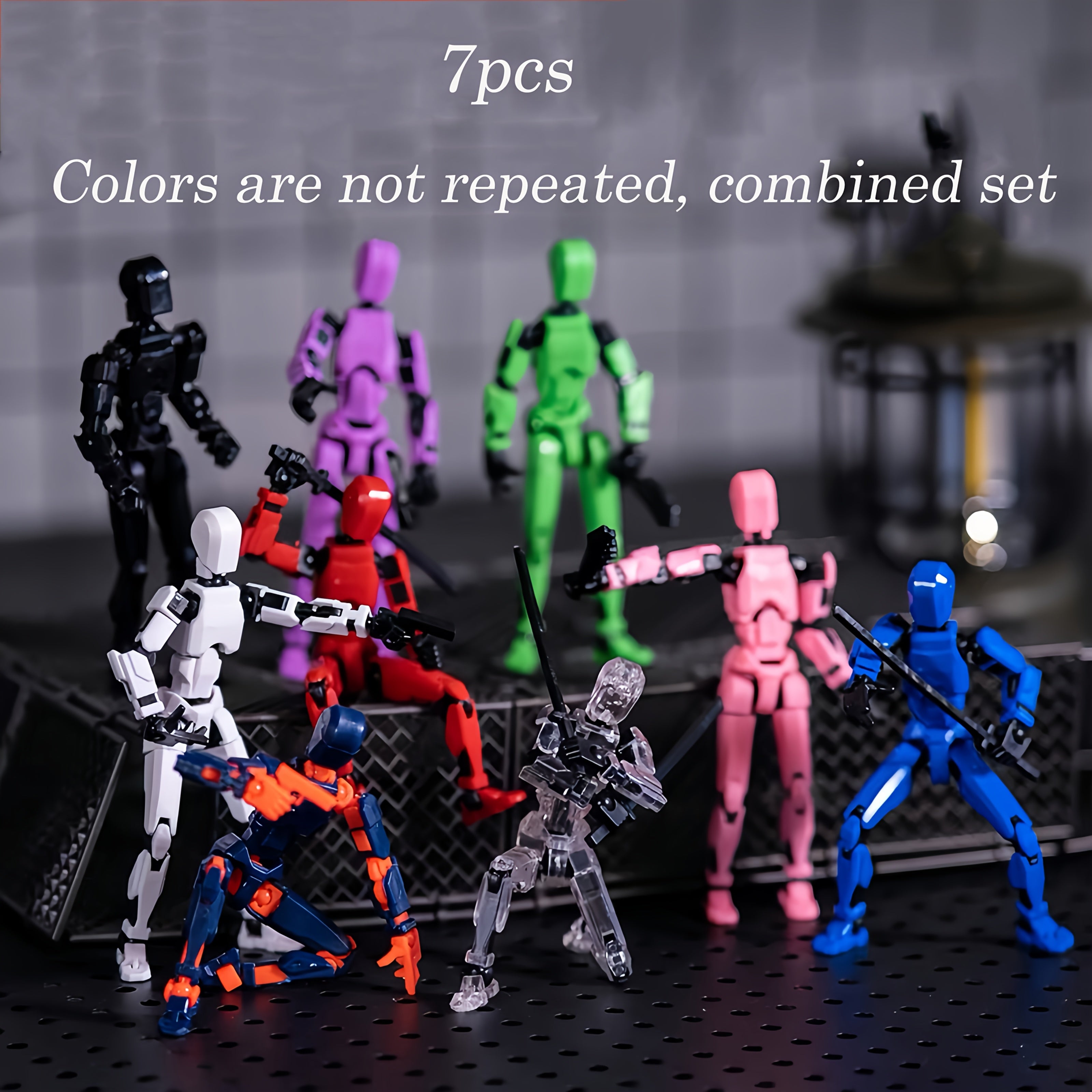 Fully Articulated Lucky Figurine 13 Joints 3D Printed Doll Toy