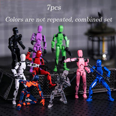 Fully Articulated Lucky Figurine 13 Joints 3D Printed Doll Toy