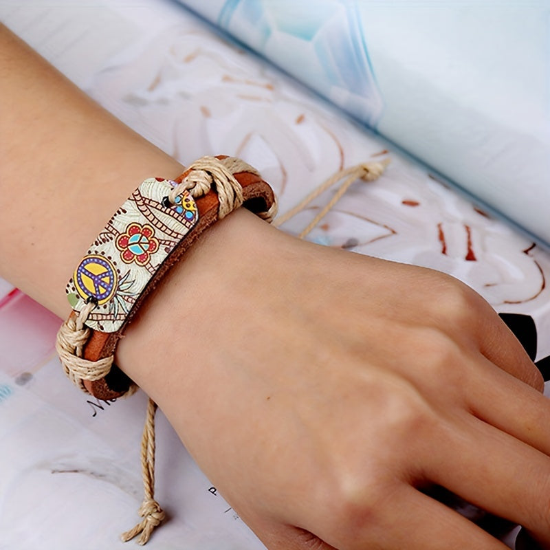 Retro Style Unisex Hemp Rope Braided Bracelet