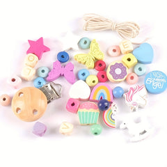 Infant Diy Pacifier Chain Teether Anti Drop Chain Accessories