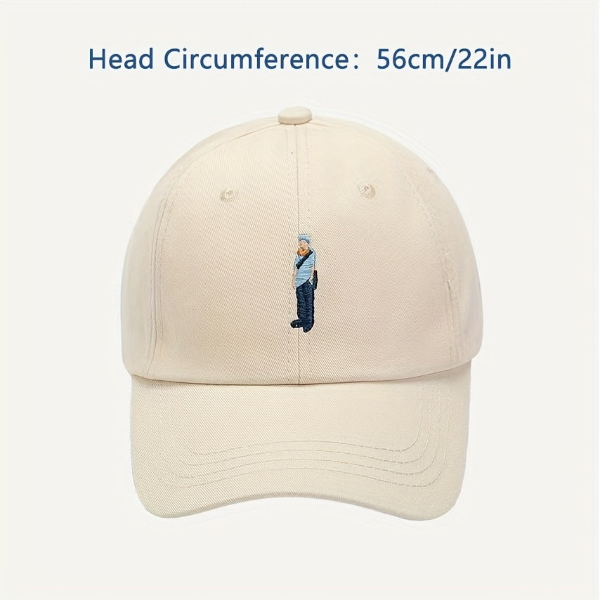 Cartoon Character Baseball Cap Embroidery Dad Hat for Women