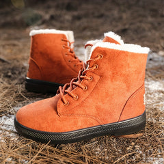 Women's Non slip Snow Shoes Medium Tube Boots Shoes