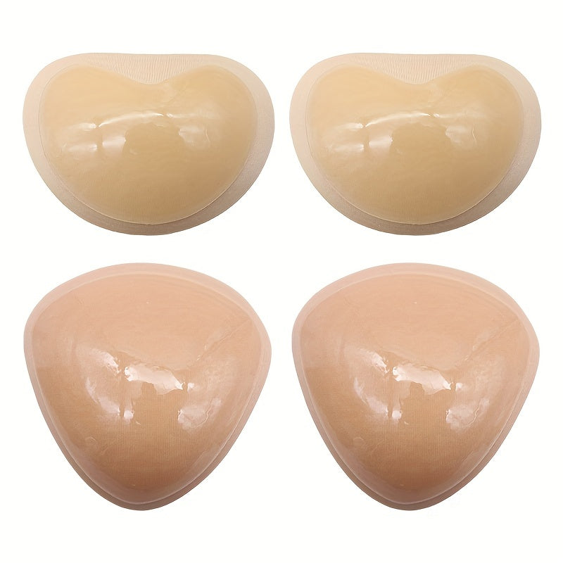 Silicone Bra Insert Pads Self-adhesive Chest Enhancer Women's Lingerie