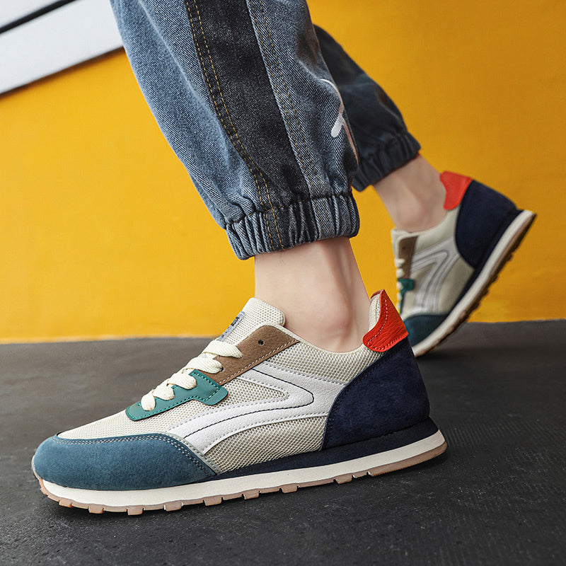 Men's Mesh Lace-up Walking Shoes
