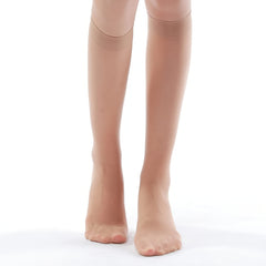 9 Pairs Solid Knee High Socks Women's Stockings