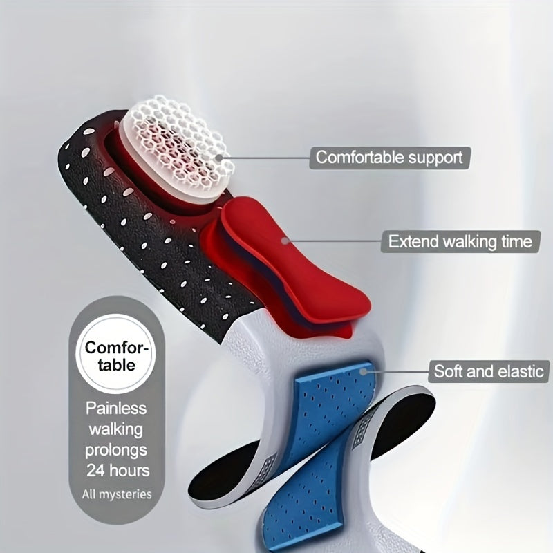 Silicone Shock Absorbing Insoles for Foot Pain Relief