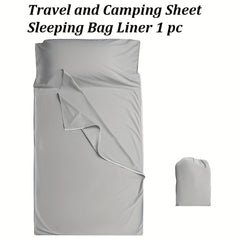 1pc Ultralight Sleeping Bag Liner for Adults - Camping, Travel, Hostels