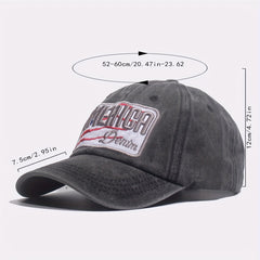 Summer Embroidery Patch Baseball Cap Sun Hat Men Women