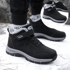 Fur Fleece Lined Snow Boots Waterproof Non Slip High Top Snow Shoes