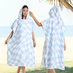 Women's Quick Dry Hooded Towel Lightweight Bathrobe for Spa & Bathroom