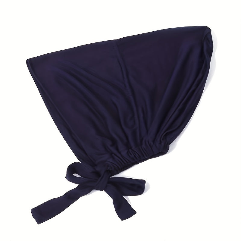 Adjustable Turban Lightweight Head Scarf Lace Up Bonnet Hijab Cap