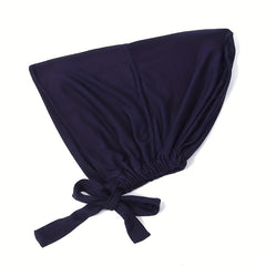 Adjustable Turban Lightweight Head Scarf Lace Up Bonnet Hijab Cap